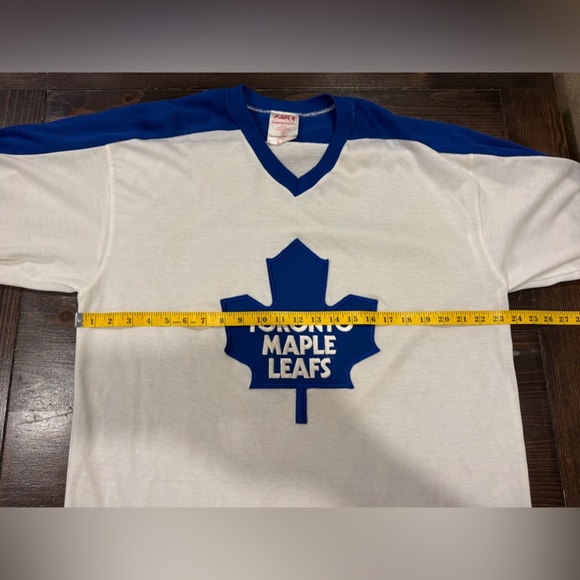 80’s Toronto Maple Leafs SK Sandow Knit Hockey Jersey - Picture 7 of 8